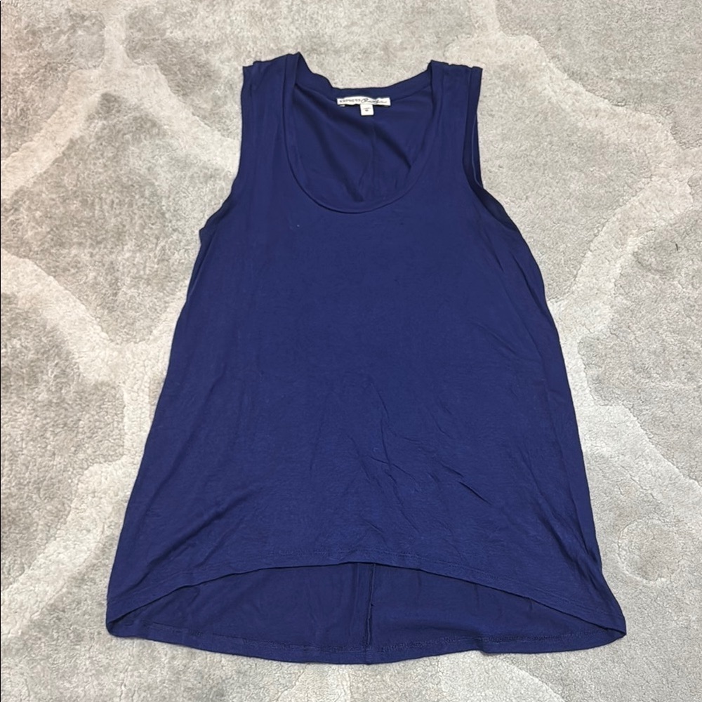 Express Blue Relaxed Tank Top